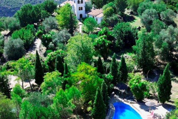 El Cortijo: maison et piscine