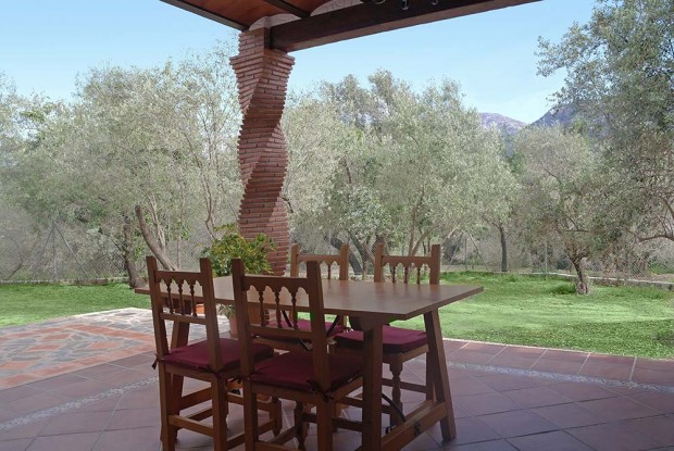 Cortijo Azahar - terrasse arrière